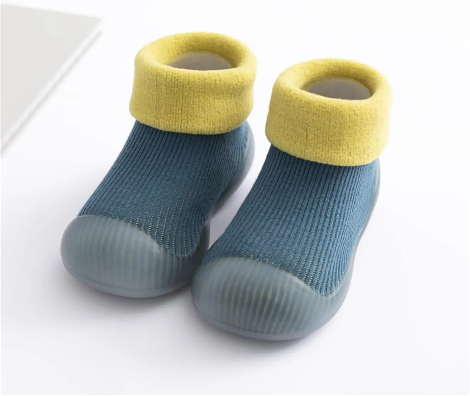 Baby Sock Shoes First Walking Shoes Infant Non-Slip Breathable Girls Slippers Soft Rubber Sole Slip On Sneaker
