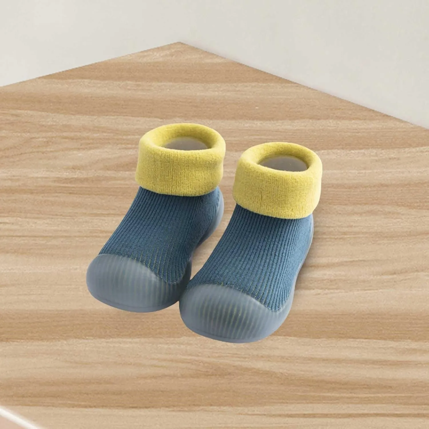 Baby Sock Shoes First Walking Shoes Infant Non-Slip Breathable Girls Slippers Soft Rubber Sole Slip On Sneaker