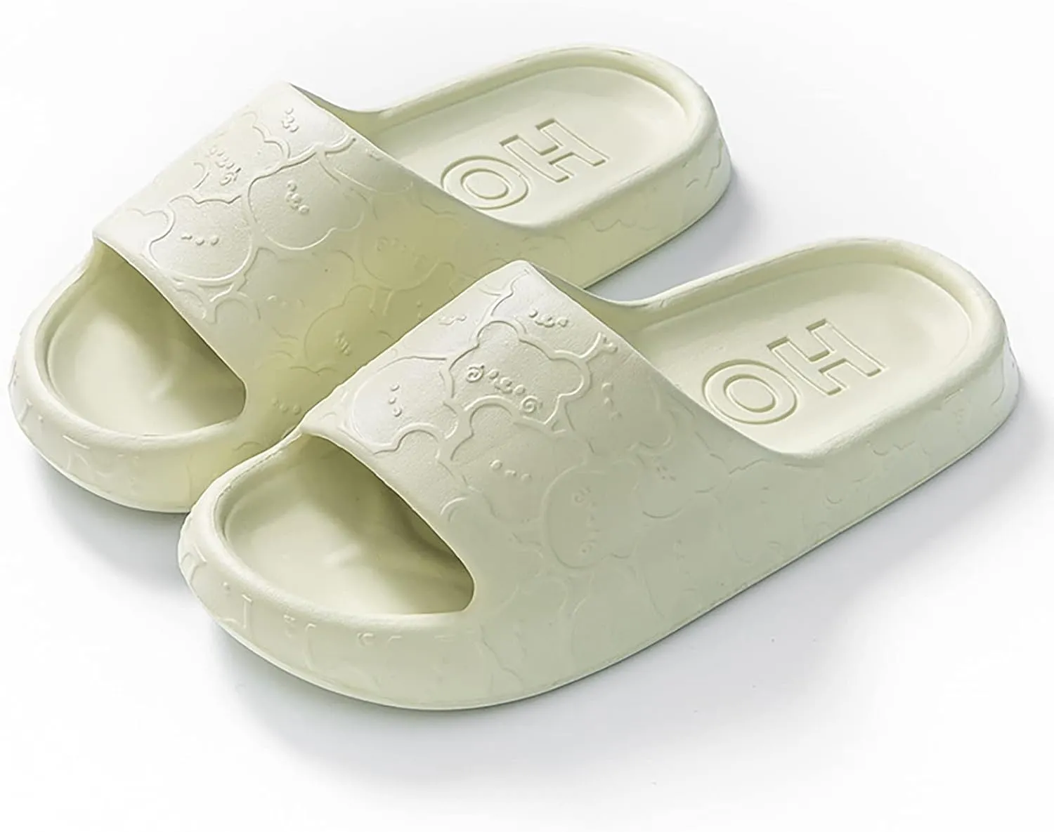 Bathroom Slipper Women and Men Showers Sandals Mens Cloud Slides Indoor Slipper House Home Drainage Hole Non Slip