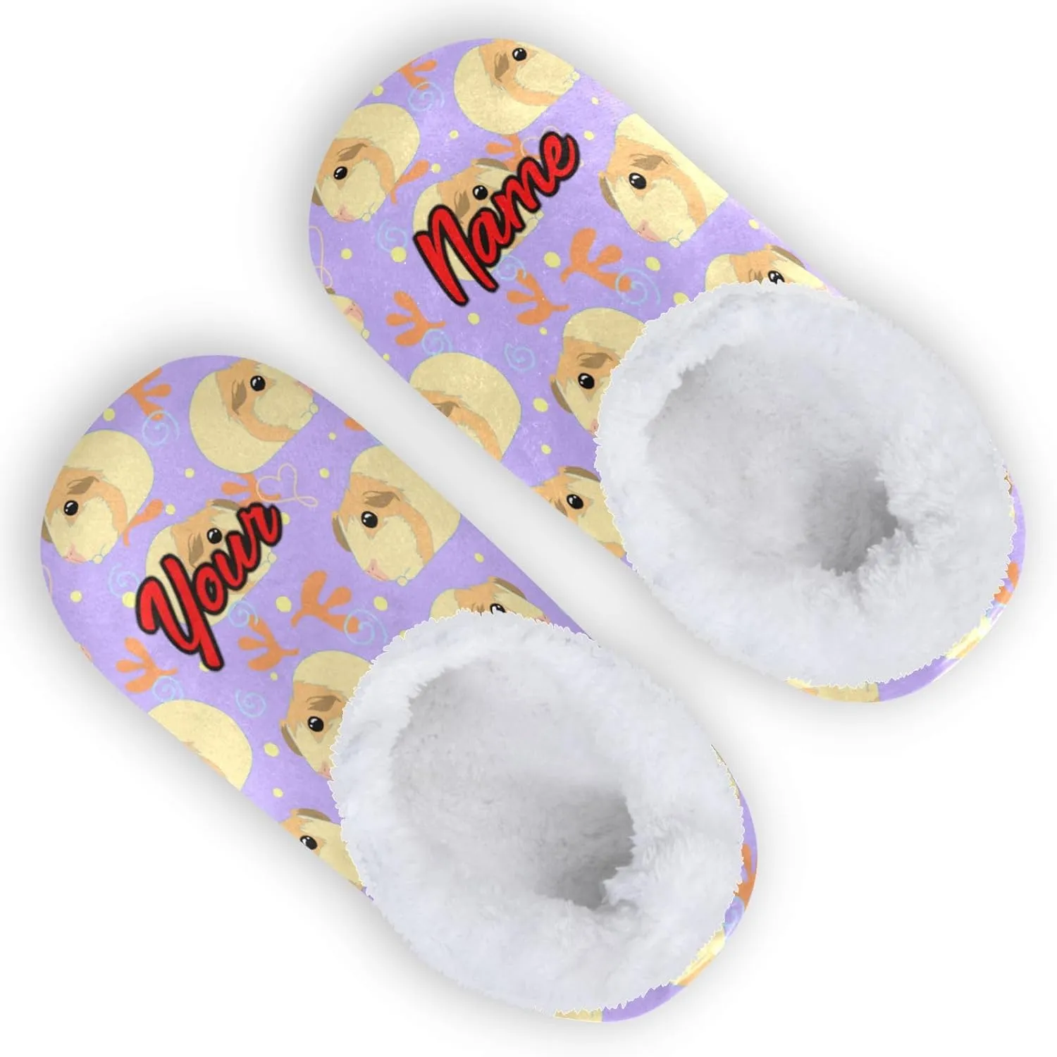 Boccsty Custom Boys Girls Slippers Kids Toddler Slippers Animal Slippers Warm Slippers Winter Slippers