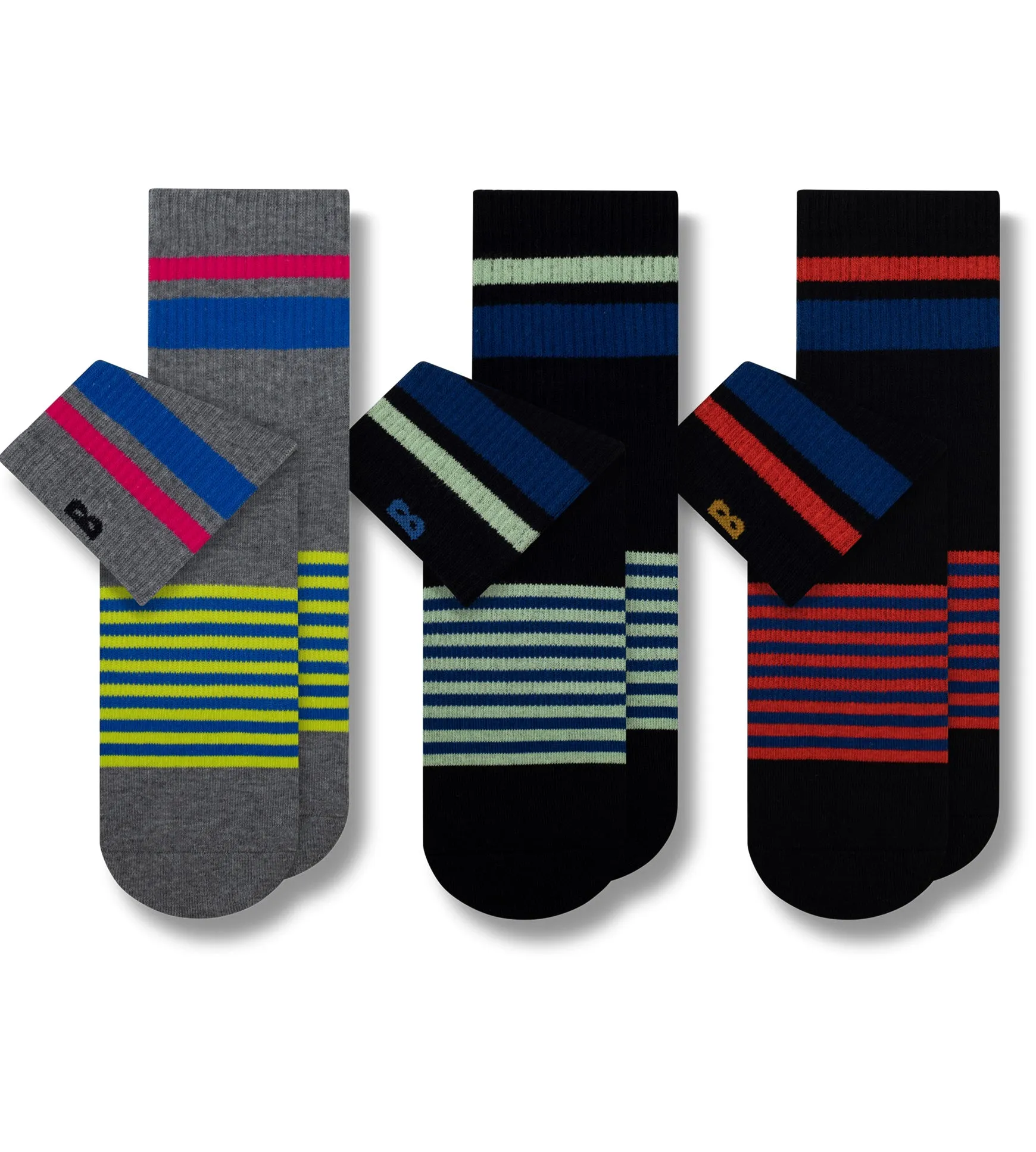 Cushion Ankle Socks 3 Pack