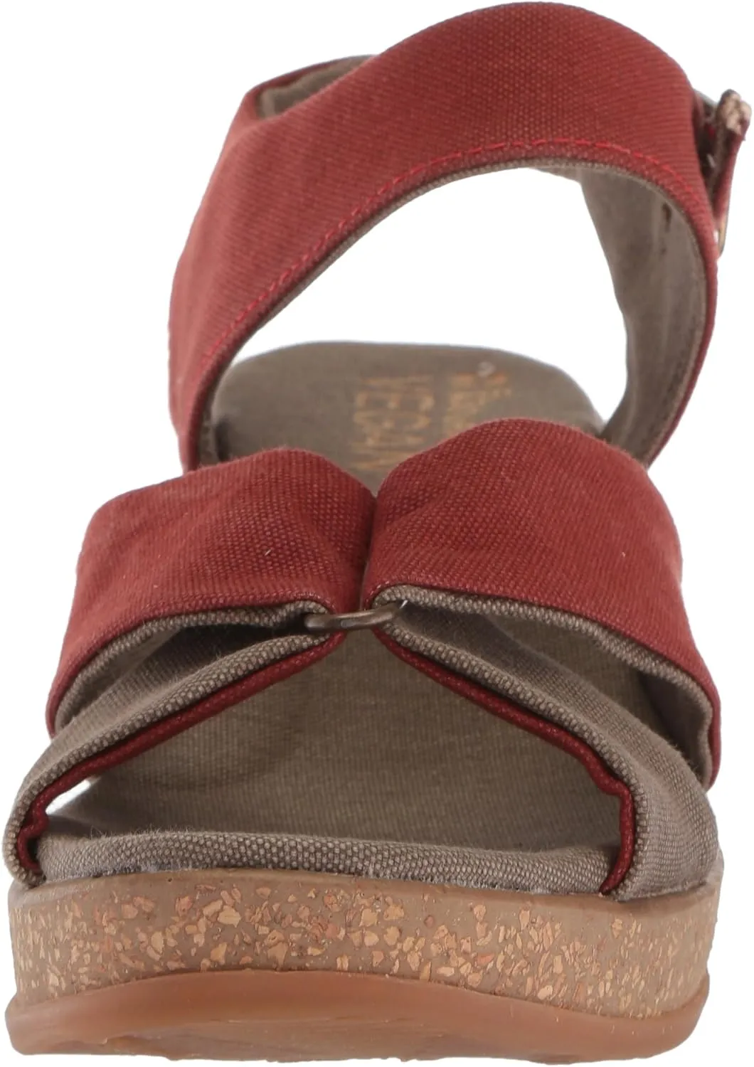 El Naturalista Women's N5007t Seaweed Canvas Black/Leaves Wedge Sandal, 6 AU
