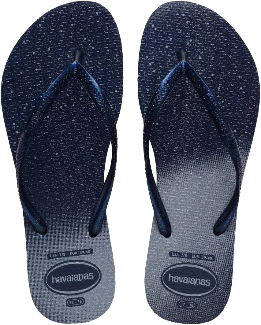 Havaianas Women's Slim Gloss Navy Flip-Flop