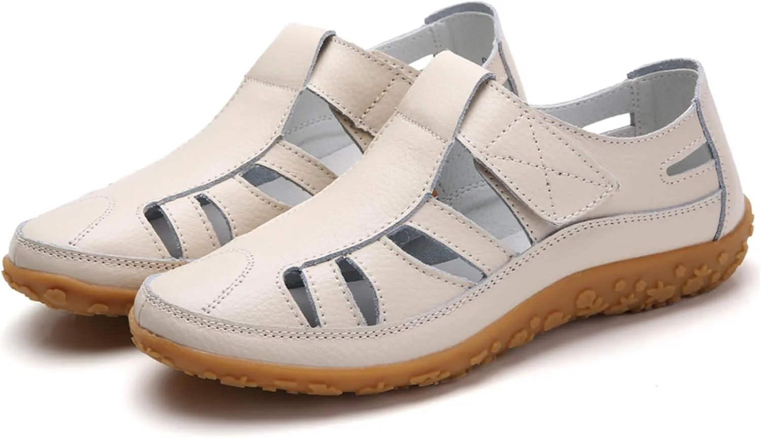 Mules for Women Wedge Sandals Comfortable Dressy Summer Closed Toe Casual Slip On Shoes with Adjustable Hook Loop Alicegana Comfort on Walking Orthopedic Low Heel Sandal Mule Slippers Clogs