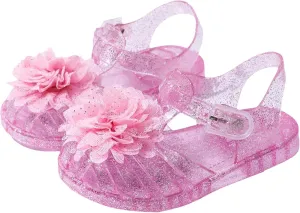 Sandals for Girls Kids Toddler Dress Up Flat Sequins Butterfly Mary Jane Shoes Summer Casual Sandal Big Girls Sandals