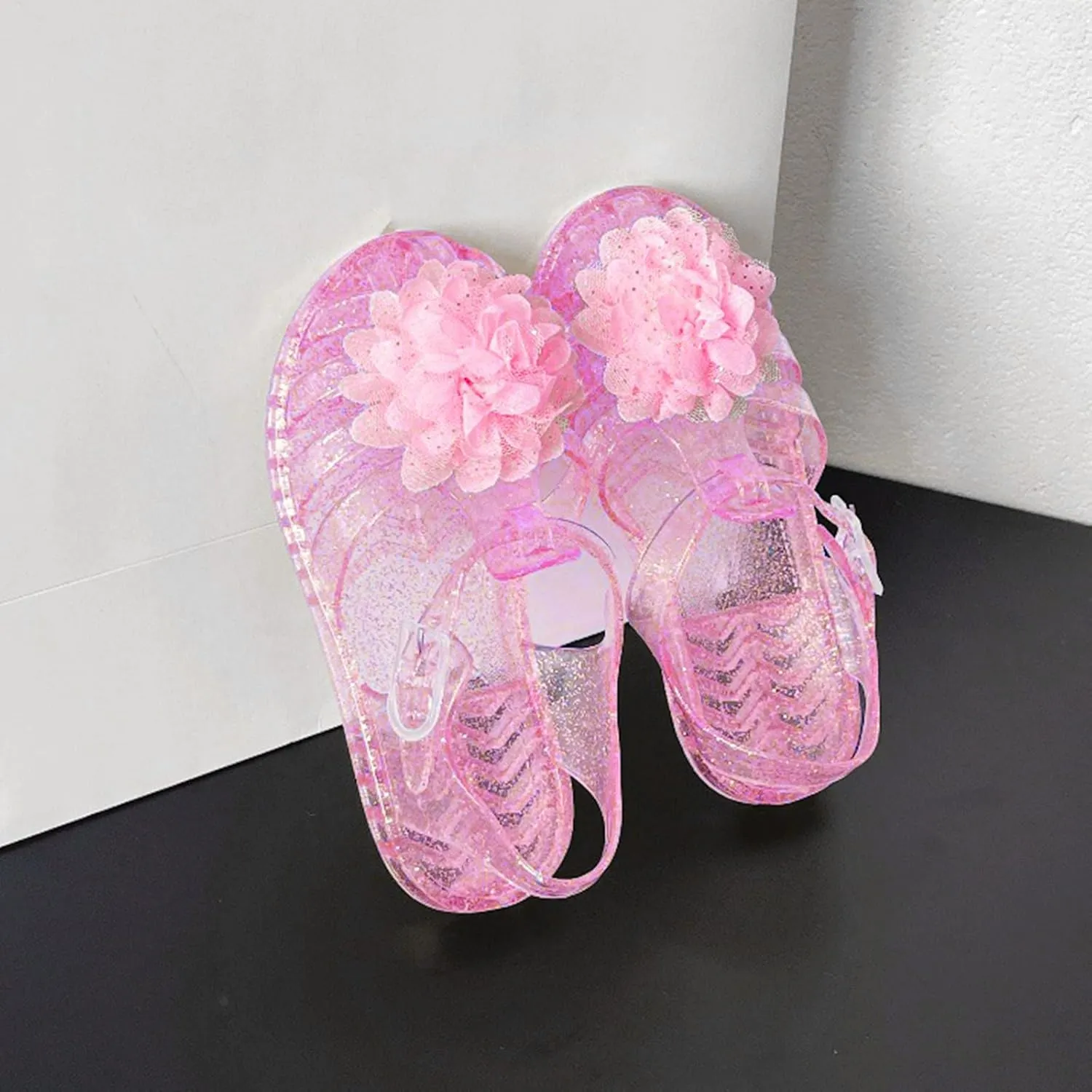 Sandals for Girls Kids Toddler Dress Up Flat Sequins Butterfly Mary Jane Shoes Summer Casual Sandal Big Girls Sandals