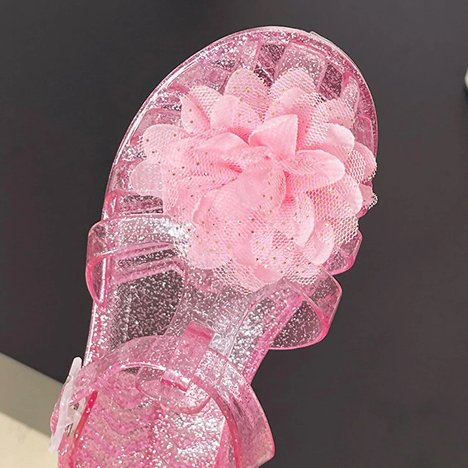 Sandals for Girls Kids Toddler Dress Up Flat Sequins Butterfly Mary Jane Shoes Summer Casual Sandal Big Girls Sandals