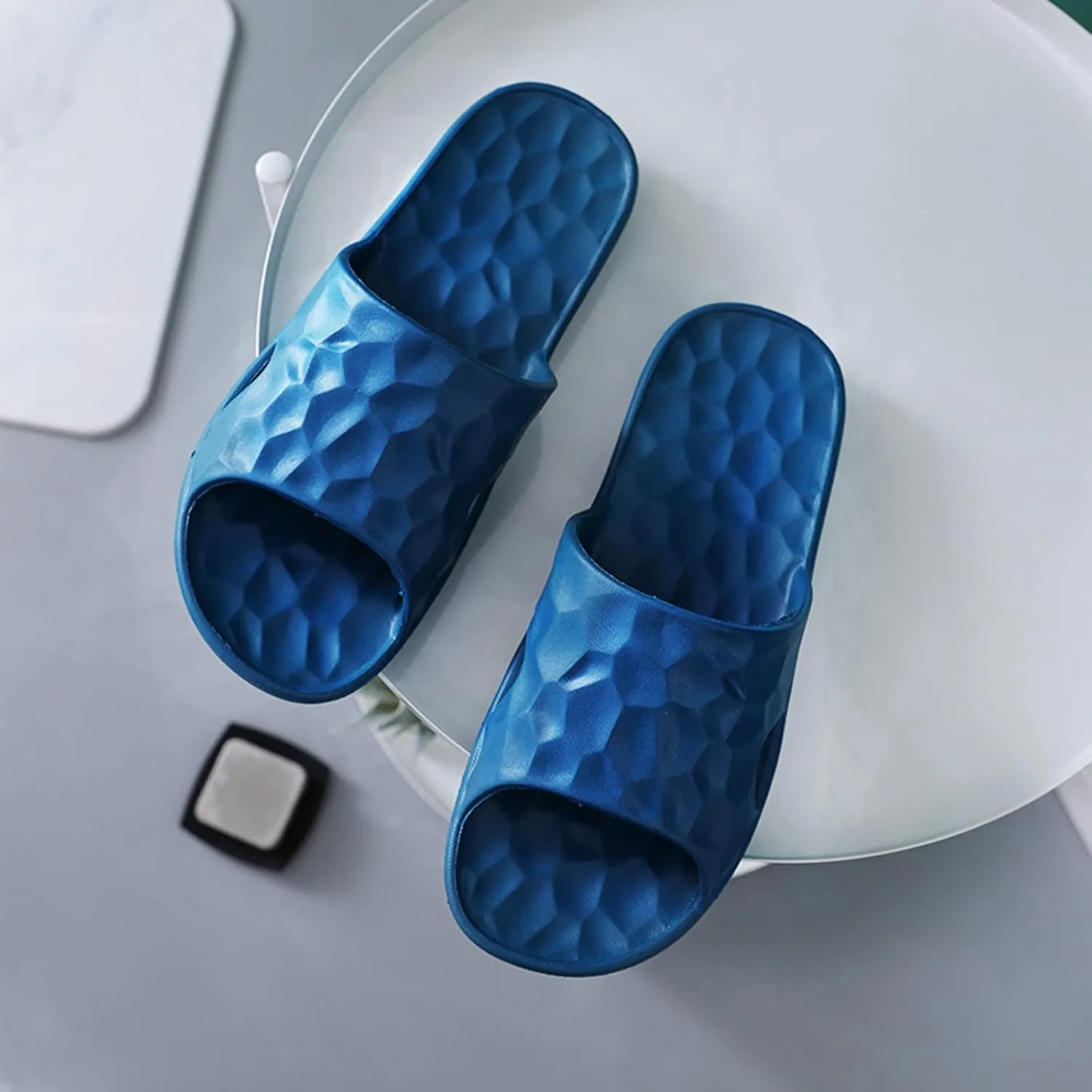 Shower Shoes Men Slippers for Men Outdoor Shower Shoes Quick Drying Sandals Indoor and Outdoor for Living Room Pool Beach Spa Public Showers Bathroom House and Pool Sandals Foldable