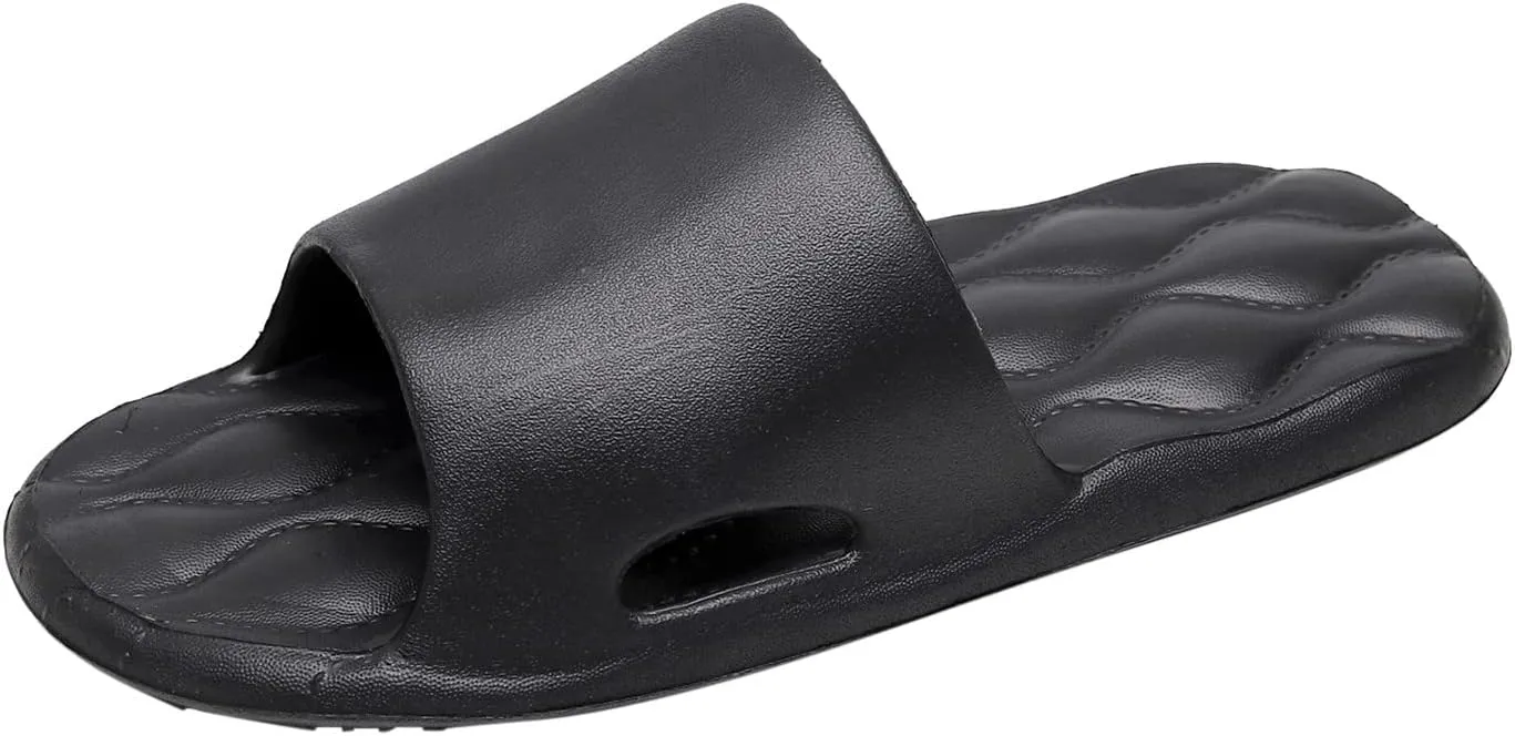 Shower Slippers for Men Indoor Slippers for Men Shower Bathroom Sandals Pillow Women and Womens Shoes Bathroom House and Pool Sandals Flip Flops Women