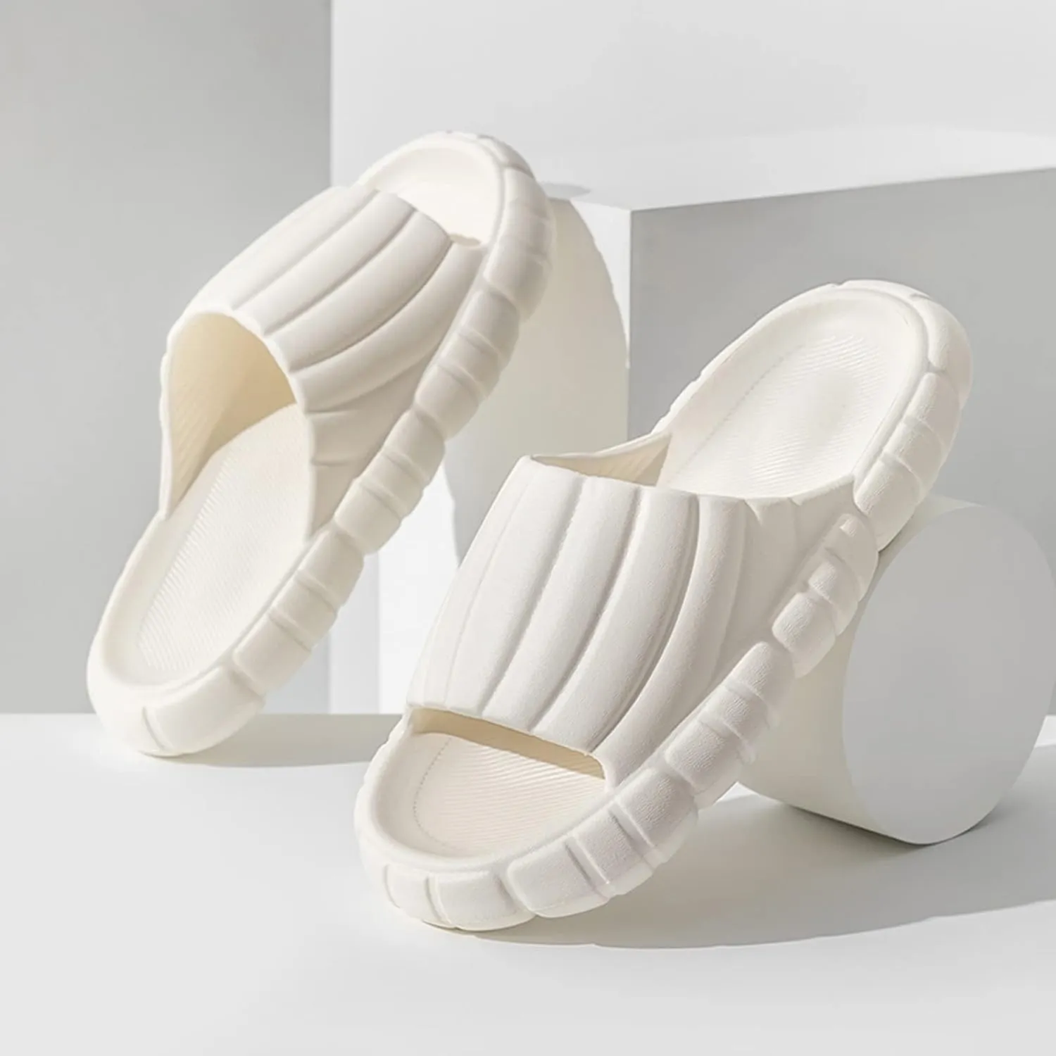 Slides for Men Shower Shoes Women Cloud Slippers for Men Womens Slides Indoor Spa Ultimate Comfort Slippers