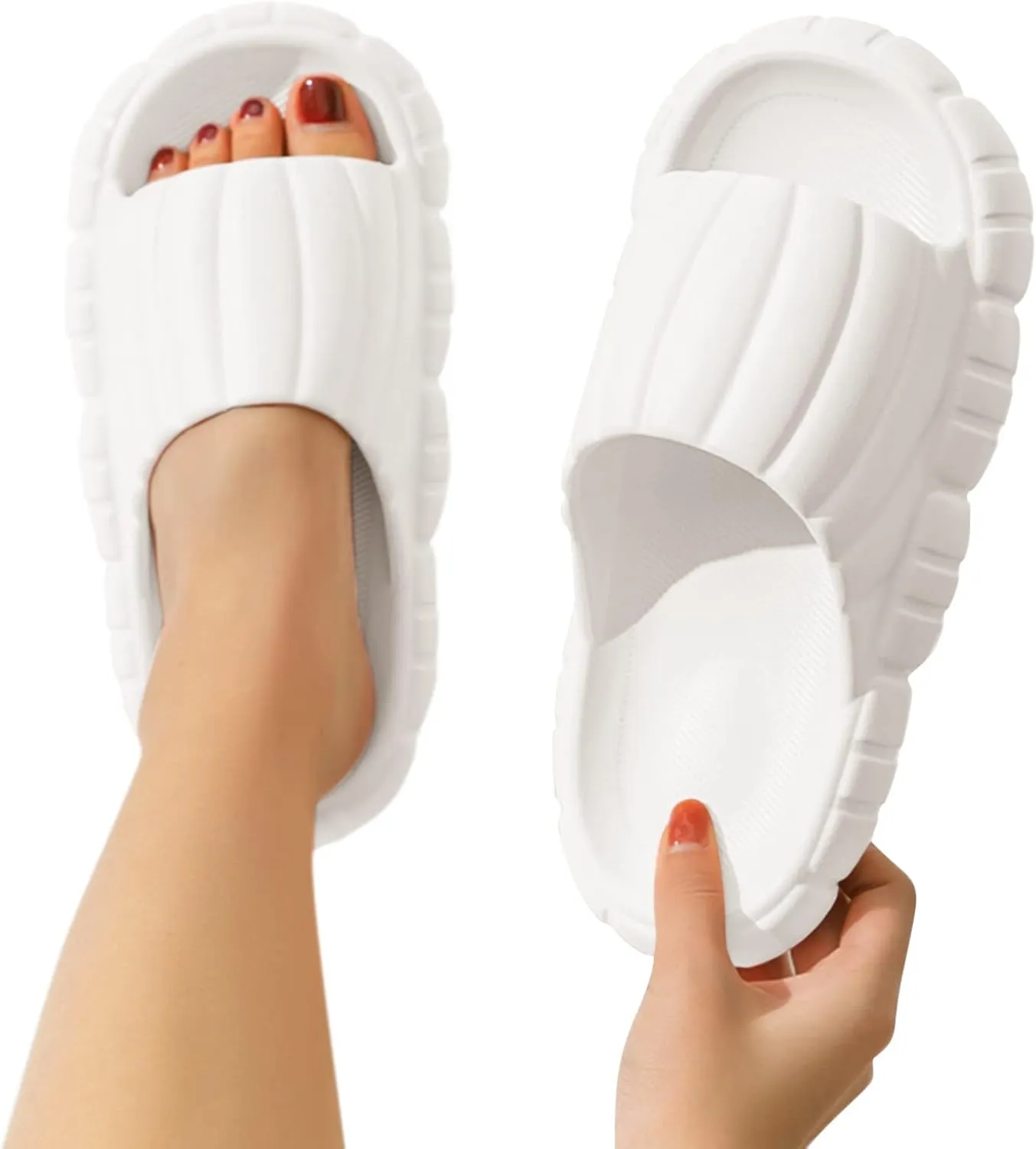 Slides for Men Shower Shoes Women Cloud Slippers for Men Womens Slides Indoor Spa Ultimate Comfort Slippers