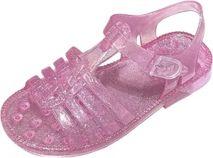Summer Girls Sandals Jelly Cloth Flower Fashion Children Open Toe Beach Shoes Size 2 Girls Toddlers Sandals for