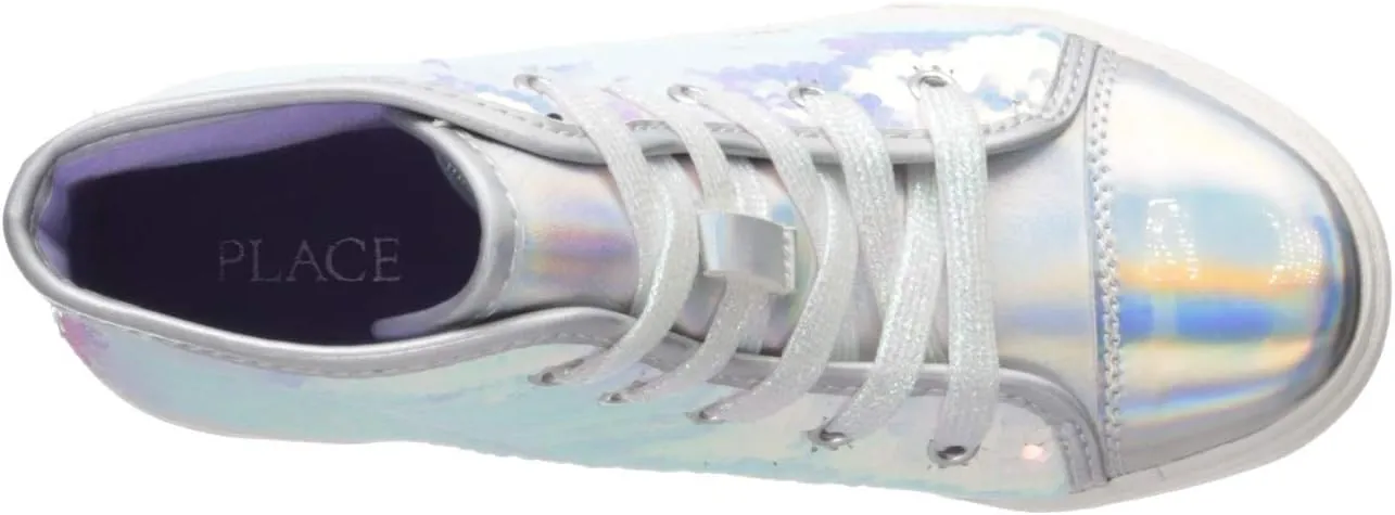 The Children's Place Baby-Girl's High Top Flip Fashion Sneaker