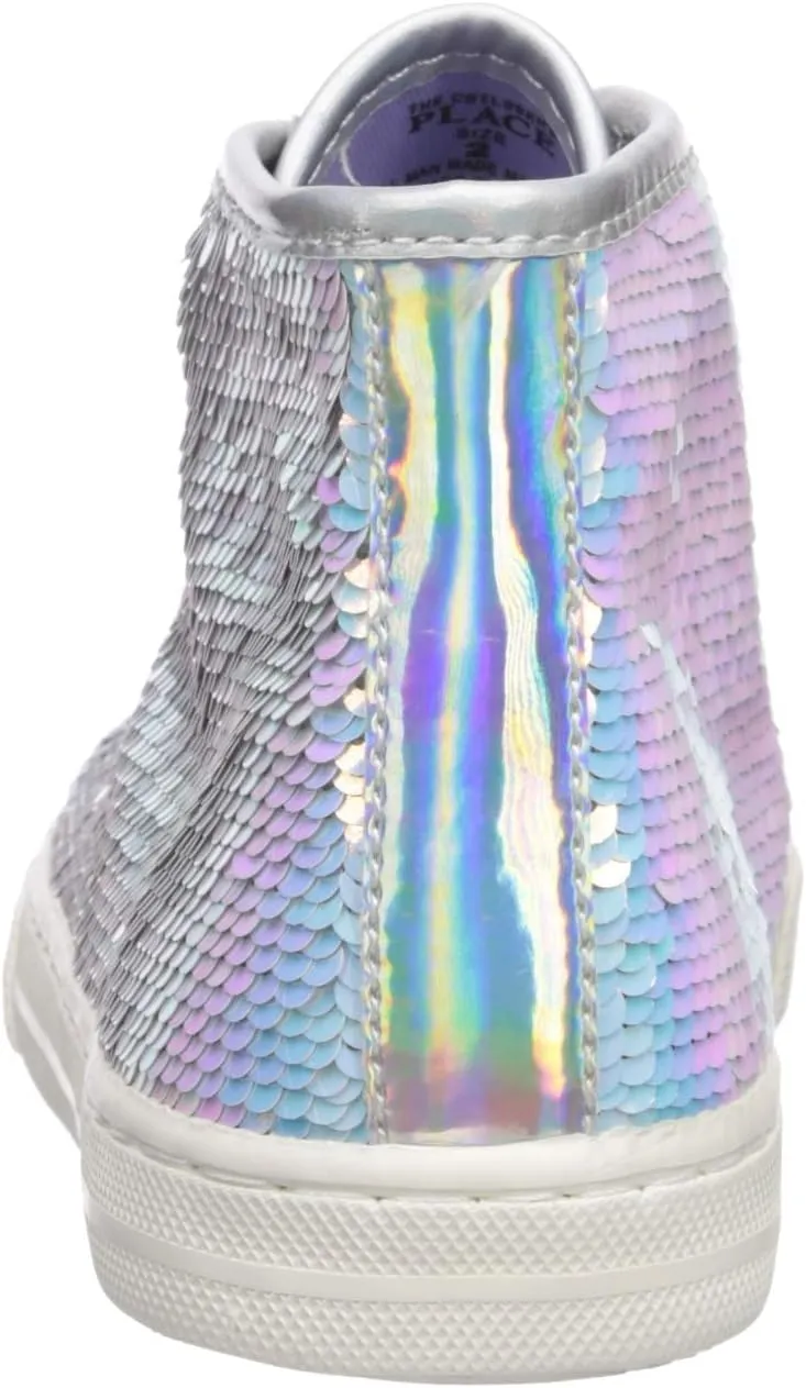 The Children's Place Baby-Girl's High Top Flip Fashion Sneaker